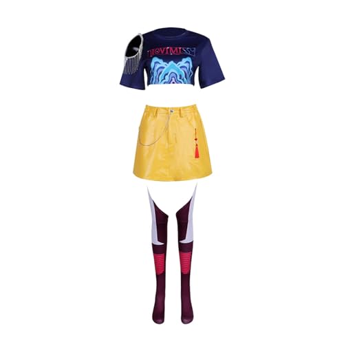 XYYYHYL Kpop Demon Hunters Rumi Mira Zoey Cosplay Kostüm Outfit Kpop Demon Hunters Kostüm Uniform Vollständiges Set Halloween Party Karneval Anzug für Frauen Mädchen XYYYHYL Kpop Demon Hunters Rumi Mira Zoey Cosplay Kostüm Outfit Kpop Demon Hunters Kostüm Uniform Vollständiges Set Halloween Party Karneval Anzug für Frauen Mädchen von XYYYHTL