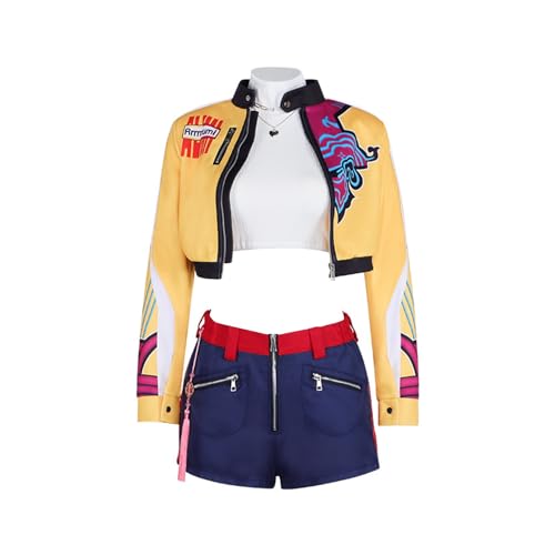 XYYYHYL Kpop Demon Hunters Rumi Mira Zoey Cosplay Kostüm Outfit Kpop Demon Hunters Kostüm Uniform Vollständiges Set Halloween Party Karneval Anzug für Frauen Mädchen XYYYHYL Kpop Demon Hunters Rumi Mira Zoey Cosplay Kostüm Outfit Kpop Demon Hunters Kostüm Uniform Vollständiges Set Halloween Party Karneval Anzug für Frauen Mädchen von XYYYHTL