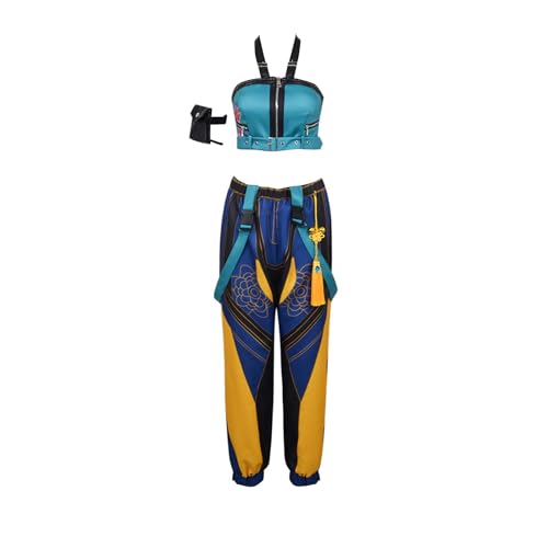 XYYYHYL Kpop Demon Hunters Rumi Mira Zoey Cosplay Kostüm Outfit Kpop Demon Hunters Kostüm Uniform Vollständiges Set Halloween Party Karneval Anzug für Frauen Mädchen von XYYYHTL