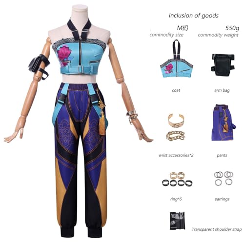 XYYYHYL Kpop Demon Hunters Rumi Mira Zoey Cosplay Kostüm Outfit Kpop Demon Hunters Kostüm Uniform Vollständiges Set Halloween Party Karneval Anzug für Frauen Mädchen von XYYYHTL