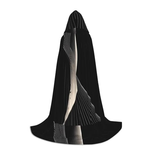 XZDAL Abstrakte Kurven Kapuzenumhang M für Teenager Langer Umhang Kostüm Cosplay Maskerade Karneval Party XZDAL Abstrakte Kurven Kapuzenumhang M für Teenager Langer Umhang Kostüm Cosplay Maskerade Karneval Party von XZDAL
