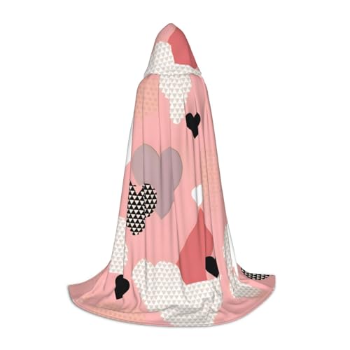 XZDAL Abstrakter Liebesdiagramm Kapuzenumhang M für Teenager langer Umhang Kostüm Cosplay Maskerade Karneval Party XZDAL Abstrakter Liebesdiagramm Kapuzenumhang M für Teenager langer Umhang Kostüm Cosplay Maskerade Karneval Party von XZDAL