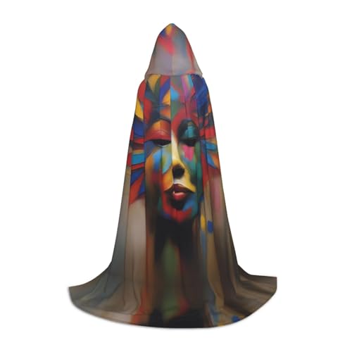 XZDAL Brushstrokes Bedruckter Kapuzenumhang M für Teenager Cosplay Rollenspiel Festival Maskerade Mottoparty Kostüm XZDAL Brushstrokes Bedruckter Kapuzenumhang M für Teenager Cosplay Rollenspiel Festival Maskerade Mottoparty Kostüm von XZDAL