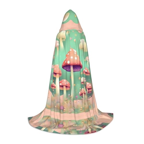 XZDAL Dream Mushroom Printed Hooded Cape L for Teens Cosplay Role-Play Festival Maskerade and Theme Party Costume XZDAL Dream Mushroom Printed Hooded Cape L for Teens Cosplay Role-Play Festival Maskerade and Theme Party Costume von XZDAL