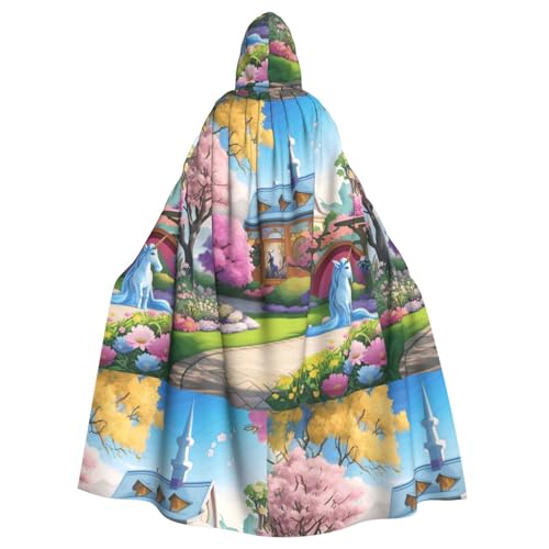 XZDAL Einhorn-Märchen-Kapuzenumhang für Erwachsene, für Halloween, Cosplay, Maskerade, Party-Kostüm XZDAL Einhorn-Märchen-Kapuzenumhang für Erwachsene, für Halloween, Cosplay, Maskerade, Party-Kostüm von XZDAL