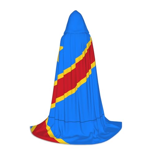 XZDAL Flagge des Kongo bedruckter Kapuzenumhang M für Teenager Cosplay Rollenspiel Festival Maskerade Mottoparty Kostüm XZDAL Flagge des Kongo bedruckter Kapuzenumhang M für Teenager Cosplay Rollenspiel Festival Maskerade Mottoparty Kostüm von XZDAL