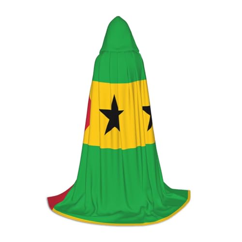 XZDAL Flagge von Sao Tome und Principe Kapuzenumhang M für Jugendliche Langer Umhang Kostüm Cosplay Maskerade Karneval Party XZDAL Flagge von Sao Tome und Principe Kapuzenumhang M für Jugendliche Langer Umhang Kostüm Cosplay Maskerade Karneval Party von XZDAL