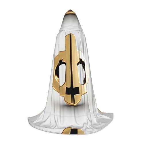 XZDAL Goldenes Muster Kapuzenumhang M für Teenager langer Umhang Kostüm Cosplay Maskerade Karneval Party XZDAL Goldenes Muster Kapuzenumhang M für Teenager langer Umhang Kostüm Cosplay Maskerade Karneval Party von XZDAL