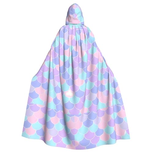 XZDAL Meerjungfrauen-Umhang mit Kapuze für Erwachsene, für Halloween, Cosplay, Maskerade, Party-Kostüm XZDAL Meerjungfrauen-Umhang mit Kapuze für Erwachsene, für Halloween, Cosplay, Maskerade, Party-Kostüm von XZDAL