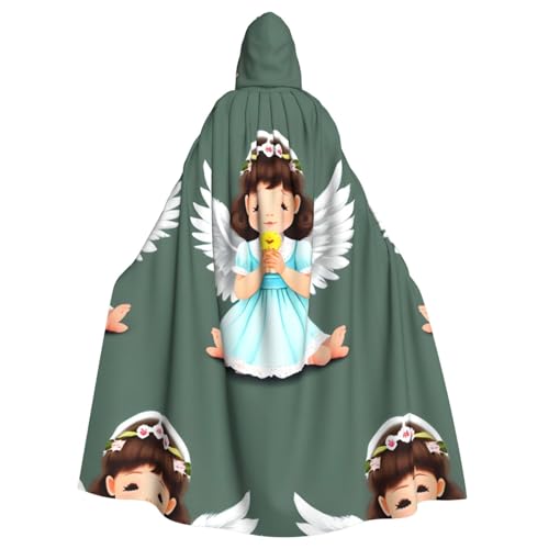 XZDAL Niedlicher kleiner Engel mit Kapuze für Erwachsene, Umhang für Halloween, Cosplay, Maskerade, Party-Kostüm XZDAL Niedlicher kleiner Engel mit Kapuze für Erwachsene, Umhang für Halloween, Cosplay, Maskerade, Party-Kostüm von XZDAL