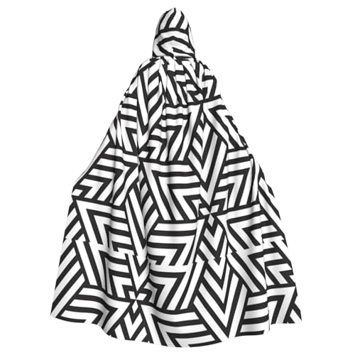 XZDAL Printidea Kapuzenumhang für Erwachsene, für Halloween, Cosplay, Maskerade, Party-Kostüm von XZDAL