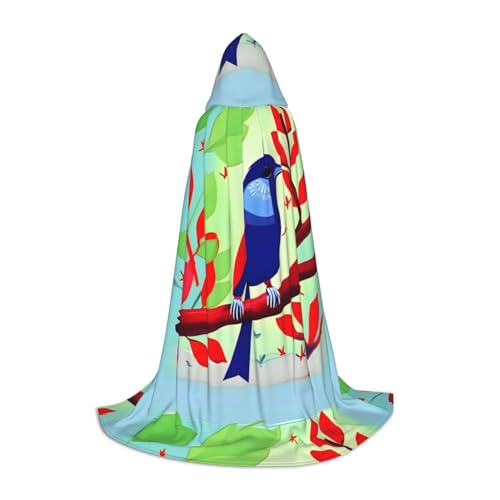 XZDAL Rotes Blatt Vogel Kapuzenumhang S für Teenager Langer Umhang Kostüm Cosplay Maskerade Karneval Party XZDAL Rotes Blatt Vogel Kapuzenumhang S für Teenager Langer Umhang Kostüm Cosplay Maskerade Karneval Party von XZDAL