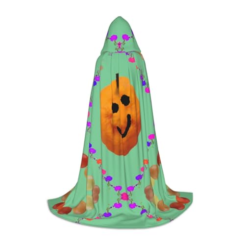 XZDAL Smiley Citrus Printed Hooded Cape L for Teens Cosplay Role-Play Festival Maskerade and Theme Party Costume XZDAL Smiley Citrus Printed Hooded Cape L for Teens Cosplay Role-Play Festival Maskerade and Theme Party Costume von XZDAL