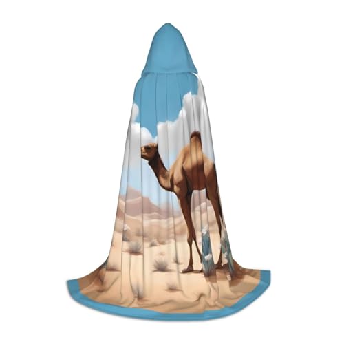 XZDAL Umhang mit Kapuze, Größe S, für Teenager, langer Umhang, Kostüm, Cosplay, Maskerade, Karneval, Party von XZDAL