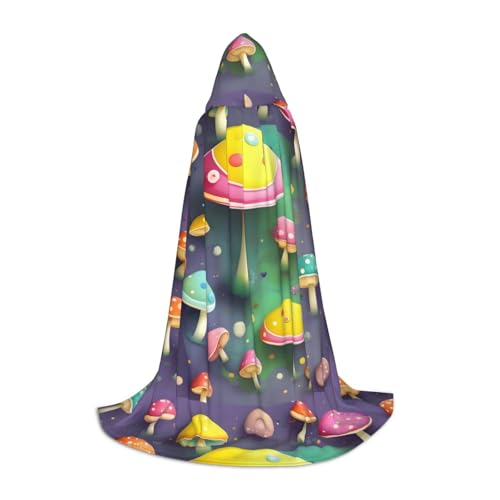 XZDAL Umhang mit Kapuze, bunt, Pilz, Größe M, für Teenager, langer Umhang, Kostüm, Cosplay, Maskerade, Karneval, Party XZDAL Umhang mit Kapuze, bunt, Pilz, Größe M, für Teenager, langer Umhang, Kostüm, Cosplay, Maskerade, Karneval, Party von XZDAL