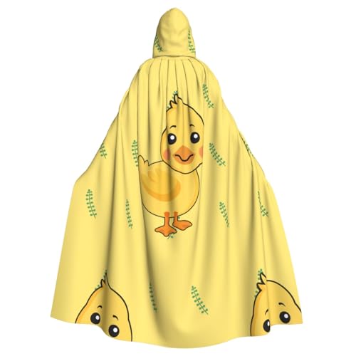 XZDAL Umhang mit Kapuze für Erwachsene, Cartoon-Ente für Halloween, Cosplay, Maskerade, Party-Kostüm von XZDAL