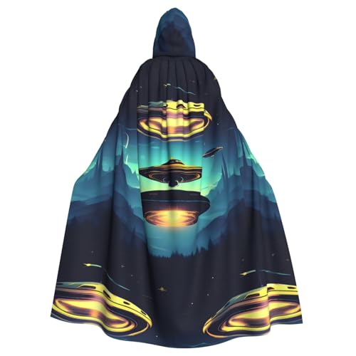 XZDAL Umhang mit Kapuze für Erwachsene, Raumschiff, für Halloween, Cosplay, Maskerade, Party-Kostüm XZDAL Umhang mit Kapuze für Erwachsene, Raumschiff, für Halloween, Cosplay, Maskerade, Party-Kostüm von XZDAL