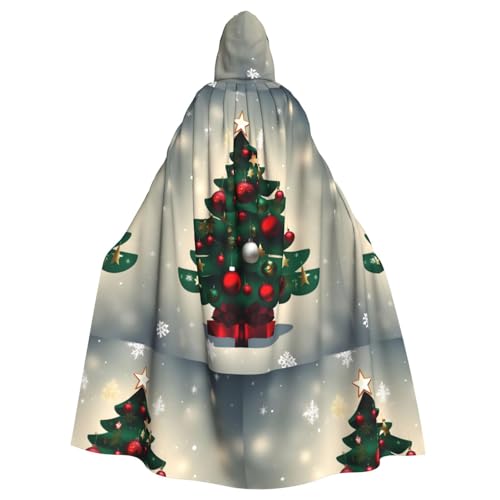 XZDAL Umhang mit Kapuze für Erwachsene, Weihnachtsbaum, für Halloween, Cosplay, Maskerade, Party-Kostüm XZDAL Umhang mit Kapuze für Erwachsene, Weihnachtsbaum, für Halloween, Cosplay, Maskerade, Party-Kostüm von XZDAL