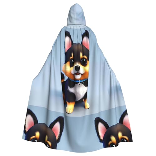 XZDAL Umhang mit Kapuze für Erwachsene, für Halloween, Cosplay, Maskerade, Party, Kostüm von XZDAL