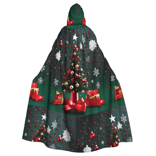 XZDAL Umhang mit Kapuze für Erwachsene, rund, Ball, Weihnachtsbaum, für Halloween, Cosplay, Maskerade, Party-Kostüm XZDAL Umhang mit Kapuze für Erwachsene, rund, Ball, Weihnachtsbaum, für Halloween, Cosplay, Maskerade, Party-Kostüm von XZDAL