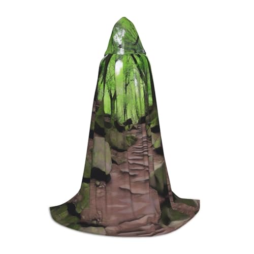 XZDAL Wanderwege bedruckter Kapuzenumhang M für Teenager Cosplay Rollenspiel Festival Maskerade Mottoparty Kostüm XZDAL Wanderwege bedruckter Kapuzenumhang M für Teenager Cosplay Rollenspiel Festival Maskerade Mottoparty Kostüm von XZDAL