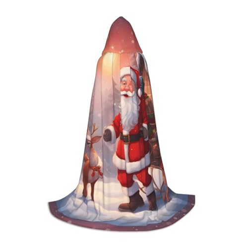 XZDAL Winter Santa Claus Kapuzen Umhang M für Teenager Langer Umhang Kostüm Cosplay Maskerade Karneval Party XZDAL Winter Santa Claus Kapuzen Umhang M für Teenager Langer Umhang Kostüm Cosplay Maskerade Karneval Party von XZDAL