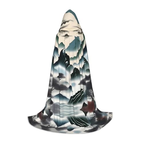 XZDAL Wolken und Berge Bedruckter Kapuzenumhang S für Teenager Cosplay Rollenspiel Festival Maskerade Mottoparty Kostüm XZDAL Wolken und Berge Bedruckter Kapuzenumhang S für Teenager Cosplay Rollenspiel Festival Maskerade Mottoparty Kostüm von XZDAL