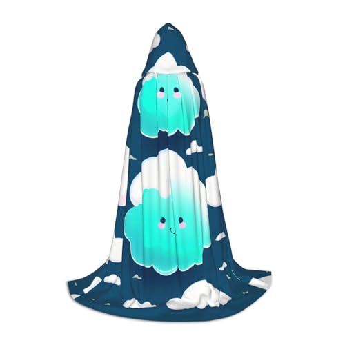 XZDAL Zwei schüchterne Wolken Kapuzenumhang M für Teenager Langer Umhang Kostüm Cosplay Maskerade Karneval Party XZDAL Zwei schüchterne Wolken Kapuzenumhang M für Teenager Langer Umhang Kostüm Cosplay Maskerade Karneval Party von XZDAL
