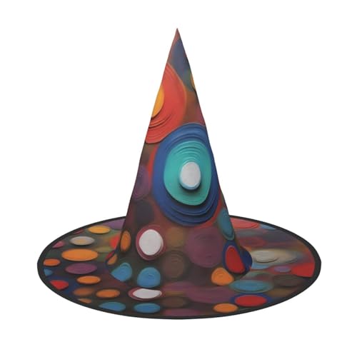 XZDLXJ Artistic Wonder Zusammenklappbarer Hexenhut für Festivals & Cosplay - Faltbar und leicht mit verstellbarer Struktur XZDLXJ Artistic Wonder Zusammenklappbarer Hexenhut für Festivals & Cosplay - Faltbar und leicht mit verstellbarer Struktur von XZDLXJ