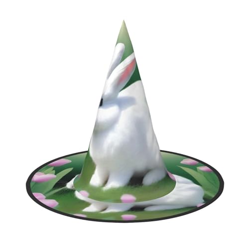 XZDLXJ Bunny Bliss Zusammenklappbarer Hexenhut für Festivals & Cosplay - Faltbar und leicht mit verstellbarer Struktur XZDLXJ Bunny Bliss Zusammenklappbarer Hexenhut für Festivals & Cosplay - Faltbar und leicht mit verstellbarer Struktur von XZDLXJ