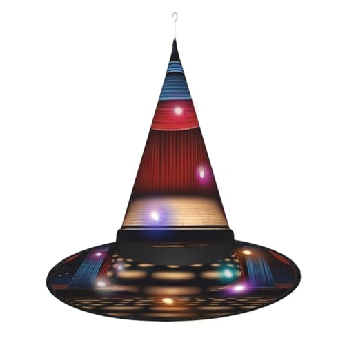XZDLXJ Ein Stage Magic Leuchtender Hexenhut für Festivals und Partys ist faltbar und leicht XZDLXJ Ein Stage Magic Leuchtender Hexenhut für Festivals und Partys ist faltbar und leicht von XZDLXJ