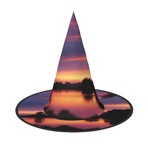 XZDLXJ Evening Glow Zusammenklappbarer Hexenhut für Festivals & Cosplay - Faltbar und leicht mit verstellbarer Struktur XZDLXJ Evening Glow Zusammenklappbarer Hexenhut für Festivals & Cosplay - Faltbar und leicht mit verstellbarer Struktur von XZDLXJ