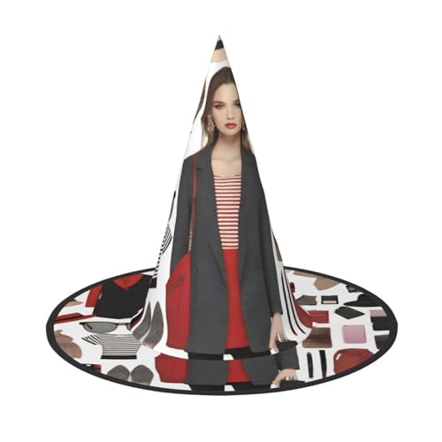 XZDLXJ Fashion Chic Faltbarer Hexenhut für Festivals & Cosplay - Faltbar und leicht mit verstellbarer Struktur XZDLXJ Fashion Chic Faltbarer Hexenhut für Festivals & Cosplay - Faltbar und leicht mit verstellbarer Struktur von XZDLXJ
