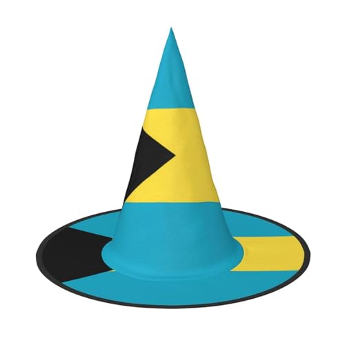 XZDLXJ Flagge der Bahamas Faltbarer Hexenhut für Festivals & Cosplay - Faltbar und Leicht mit verstellbarer Struktur XZDLXJ Flagge der Bahamas Faltbarer Hexenhut für Festivals & Cosplay - Faltbar und Leicht mit verstellbarer Struktur von XZDLXJ