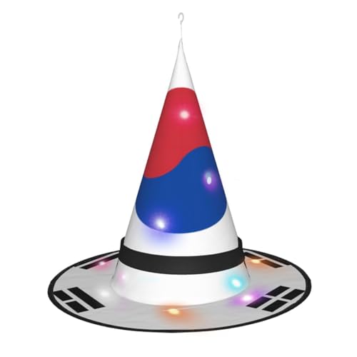XZDLXJ Flagge der Republik Korea, leuchtender Hexenhut für Festivals und Partys, faltbar und leicht XZDLXJ Flagge der Republik Korea, leuchtender Hexenhut für Festivals und Partys, faltbar und leicht von XZDLXJ