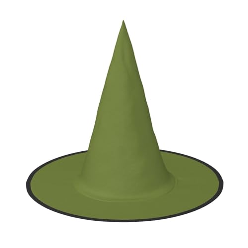 XZDLXJ Solider dunkelgrüner faltbarer Hexenhut für Festivals & Cosplay - faltbar und leicht mit verstellbarer Struktur XZDLXJ Solider dunkelgrüner faltbarer Hexenhut für Festivals & Cosplay - faltbar und leicht mit verstellbarer Struktur von XZDLXJ