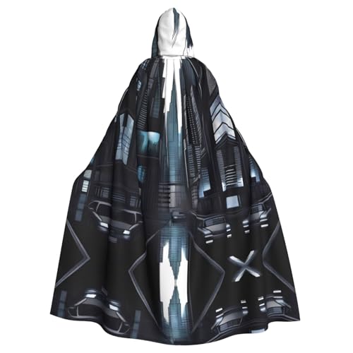 XZDLYY Dark Future Kapuzenumhang für Erwachsene, Cosplay, Maskerade und Themenpartys, bequem, langlebig und stilvoll von XZDLYY