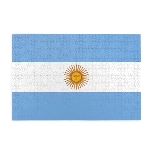 Argentinische Flagge Horizontales Holzpuzzle 1000 Teile Entspannen und Verbessern Sie die Hände auf Fähigkeiten und Konzentration Argentinische Flagge Horizontales Holzpuzzle 1000 Teile Entspannen und Verbessern Sie die Hände auf Fähigkeiten und Konzentration von XZDZWK