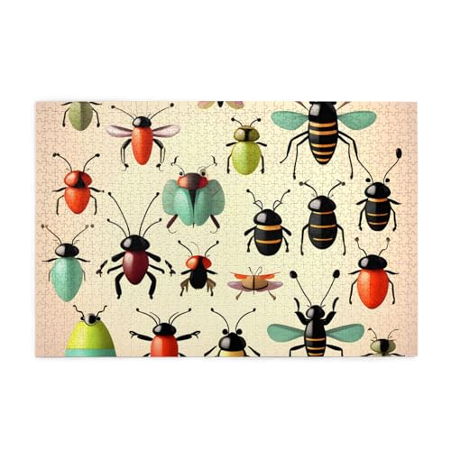 Cartoon Kleine Insekten Horizontales Holzpuzzle 1000 Teile Entspannen und Verbessern Sie die Hände auf Fähigkeiten und Konzentration Cartoon Kleine Insekten Horizontales Holzpuzzle 1000 Teile Entspannen und Verbessern Sie die Hände auf Fähigkeiten und Konzentration von XZDZWK