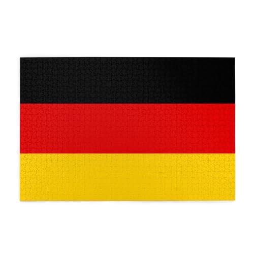 Deutsche Flagge Horizontales Holzpuzzle 1000 Teile Entspannen und Verbessern Sie die Hände auf Fähigkeiten und Konzentration Deutsche Flagge Horizontales Holzpuzzle 1000 Teile Entspannen und Verbessern Sie die Hände auf Fähigkeiten und Konzentration von XZDZWK