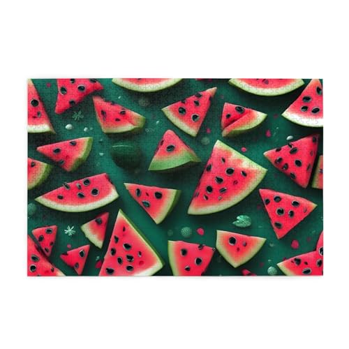 Dream Wassermelone Horizontales Holzpuzzle 1000 Teile Entspannen und Verbessern Sie die Hände auf Fähigkeiten und Konzentration Dream Wassermelone Horizontales Holzpuzzle 1000 Teile Entspannen und Verbessern Sie die Hände auf Fähigkeiten und Konzentration von XZDZWK