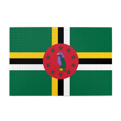 Flagge des Commonwealth of Dominica Horizontales Holzpuzzle 1000 Teile Entspannen und verbessern Sie die Hände auf Fähigkeiten und Konzentration Flagge des Commonwealth of Dominica Horizontales Holzpuzzle 1000 Teile Entspannen und verbessern Sie die Hände auf Fähigkeiten und Konzentration von XZDZWK