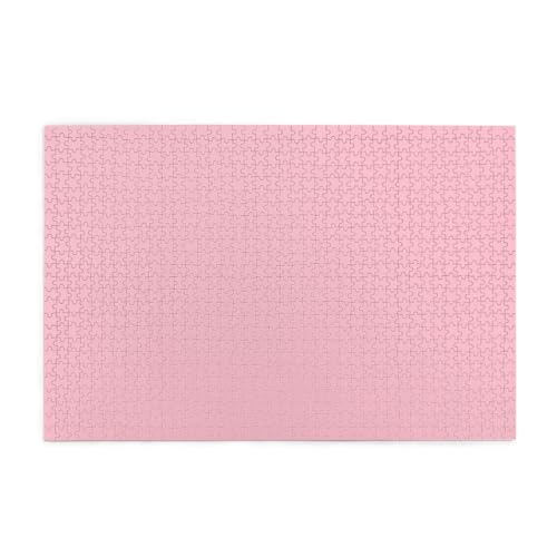 Horizontales Holzpuzzle, einfarbig, rosa, 1000 Teile, entspannen und verbessern die Fähigkeiten und Konzentration der Hände Horizontales Holzpuzzle, einfarbig, rosa, 1000 Teile, entspannen und verbessern die Fähigkeiten und Konzentration der Hände von XZDZWK