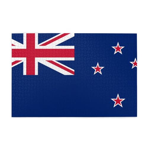 Horizontales Holzpuzzle mit neuseeländischer Flagge, 1000 Teile, Entspannen und verbessern Sie die Hände auf Fähigkeiten und Konzentration Horizontales Holzpuzzle mit neuseeländischer Flagge, 1000 Teile, Entspannen und verbessern Sie die Hände auf Fähigkeiten und Konzentration von XZDZWK