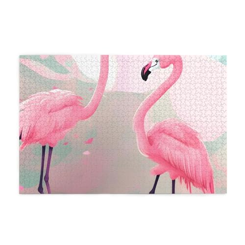 Love Flamingo Horizontales Holzpuzzle 1000 Teile Entspannen und Verbessern Sie die Hände auf Fähigkeiten und Konzentration Love Flamingo Horizontales Holzpuzzle 1000 Teile Entspannen und Verbessern Sie die Hände auf Fähigkeiten und Konzentration von XZDZWK