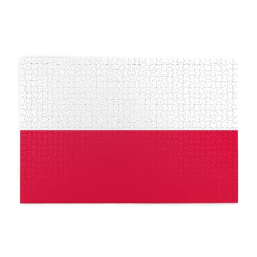Polnische Flagge Horizontales Holzpuzzle 1000 Teile Entspannen und Verbessern Sie die Hände auf Fähigkeiten und Konzentration Polnische Flagge Horizontales Holzpuzzle 1000 Teile Entspannen und Verbessern Sie die Hände auf Fähigkeiten und Konzentration von XZDZWK