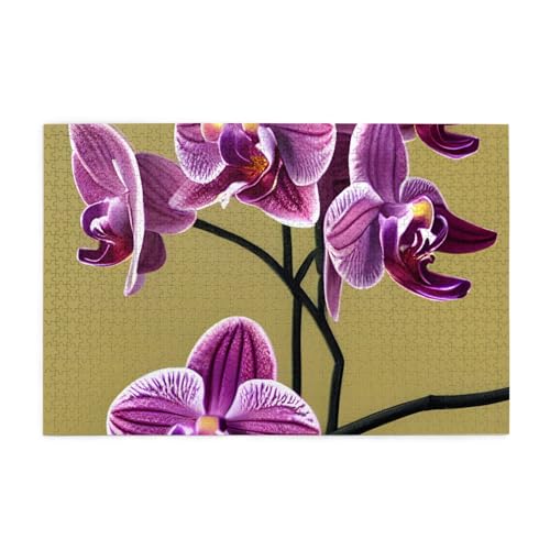 Schöne Orchideen Horizontales Holzpuzzle 1000 Teile Entspannen und verbessern Sie die Hände auf Fähigkeiten und Konzentration Schöne Orchideen Horizontales Holzpuzzle 1000 Teile Entspannen und verbessern Sie die Hände auf Fähigkeiten und Konzentration von XZDZWK
