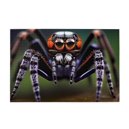 Tropische Regenwaldspinnen Horizontales Holzpuzzle 1000 Teile Entspannen und verbessern die Hände auf Fähigkeiten und Konzentration Tropische Regenwaldspinnen Horizontales Holzpuzzle 1000 Teile Entspannen und verbessern die Hände auf Fähigkeiten und Konzentration von XZDZWK