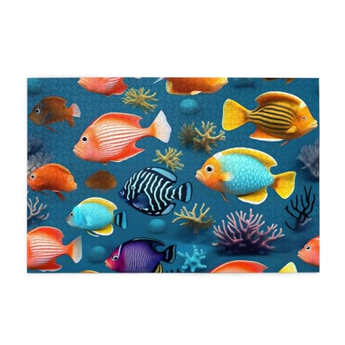 U-Boot-Rifffisch Horizontales Holzpuzzle 1000 Teile Entspannen und Verbessern Sie die Hände auf Fähigkeiten und Konzentration U-Boot-Rifffisch Horizontales Holzpuzzle 1000 Teile Entspannen und Verbessern Sie die Hände auf Fähigkeiten und Konzentration von XZDZWK