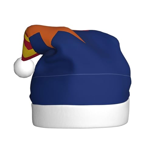 XZDZWK Arizona-Flagge, Plüsch-Weihnachtsmütze, bequeme und vielseitige Kopfbedeckung, geeignet für Neujahrsaktivitäten XZDZWK Arizona-Flagge, Plüsch-Weihnachtsmütze, bequeme und vielseitige Kopfbedeckung, geeignet für Neujahrsaktivitäten von XZDZWK